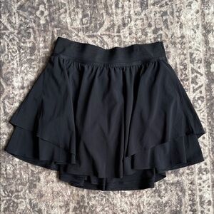 Lululemon Court Rival Black Skirt